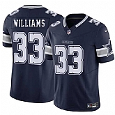 Men & Women & Youth Dallas Cowboys #33 Javonte Williams Navy 2025 F.U.S.E. Vapor Untouchable Limited Stitched Jersey,baseball caps,new era cap wholesale,wholesale hats